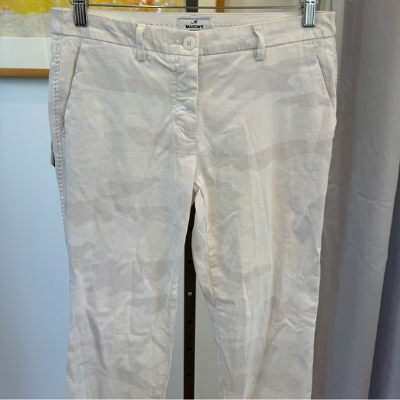 MASON’S Forte Dei Marmi Straight Pant - White Camo - Picture 3 of 5